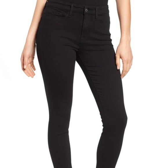 Good American Denim - Good American Black High Waisted Skinny Jeans
